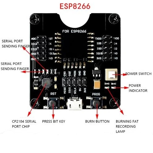 تستر و پروگرامر ESP8266