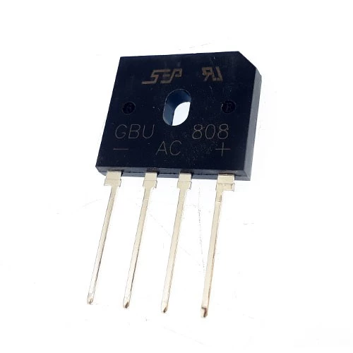 پل دیود 8 آمپر 800 ولت شانه ای