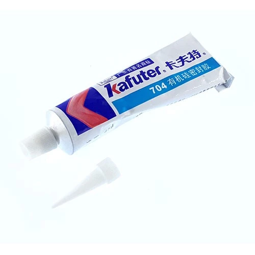 چسب سیلیکون 45 گرمی کافوتر Kafuter مدل K-704 سفید