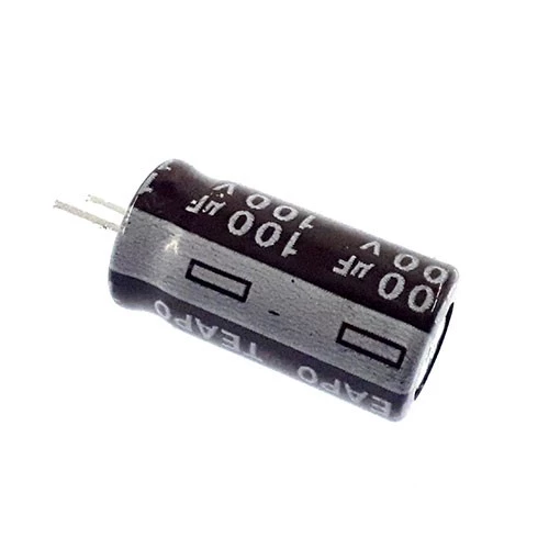خازن 100 میکرو فاراد 100 ولت