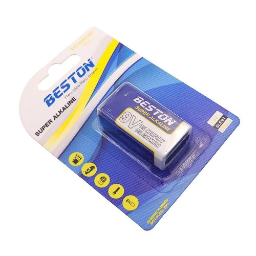 باتری کتابی 9 ولت آلکالاین BESTON