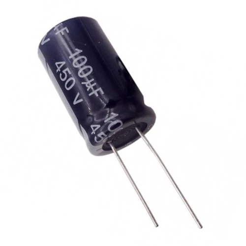 خازن الکترولیت 100 میکرو فاراد 450 ولت