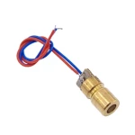 لیزر 5 میلی وات 5 ولت لنز نقطه ای