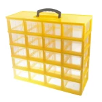 جعبه 20 خانه  B5 زرد 5*4 قناد پلاست
