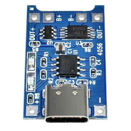 ماژول شارژ و محافظ باتری لیتیومی 1 آمپر TC4056 / TP4056 با پورت Type-C