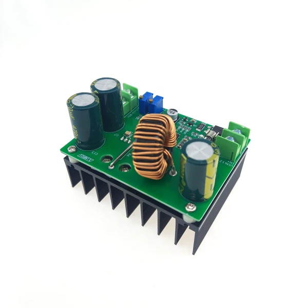 ماژول مبدل DC به DC افزاینده 80-12 ولت 10 آمپر 600 وات با قابلیت تنظیم جریان
