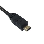 کابل نری USB دوبل به مینی USB mini