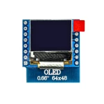 ماژول نمایشگر OLED D1 Mini سفید 0.66 اینچ دارای ارتباط I2C